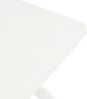 vidaXL Bistrotisch mit Ablage, Kunststoff weiß, Ø 70 x H 72 cm Bild 4