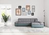 DOMO collection Ecksofa Moric, L-Form, XXL-Sofa - Breite 300cm, viel Platz, auch in Cord, wahlweise mit Bettfunktion und Armteilverstellung, eiblau-grau Bild 5