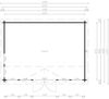 Gartenhaus Teehaus Newcastle 44 Lichtgrau Bild 2