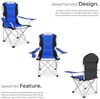 tectake Campingstuhl 2er Set Campingstuhl (2er Set, 2 St), faltbar, gepolstert Bild 3