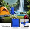 tectake Campingstuhl 2er Set Campingstuhl (2er Set, 2 St), faltbar, gepolstert Bild 4