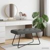 vidaXL Bank mit Knopfheftung Dunkelgrau 80 x 40 x 46 cm Stoff 42038358 Bild 4