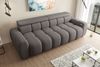 99rooms Alessio Bigsofa Boucle-Stoff ABRIAMO Braun mit Sitztiefenverstellung Bild 2