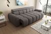 99rooms Alessio Bigsofa Boucle-Stoff ABRIAMO Braun mit Sitztiefenverstellung Bild 3