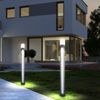 LED Stehleuchte, Up & Down, Alu, grau, H 110 cm Bild 3
