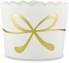 Frau WUNDERVoll Muffinform 25 Muffin Backformen, weiß mit gold Schleife, Durchmesser 6,1 cm, (25-tlg) Bild 4
