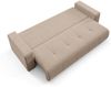 Sofa 3-Sitzer mit Schlaffunktion AUGUSTO in Stoff Wind Beige Bild 2