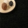 VIMODA Prime Shaggy Teppich Schwarz Hochflor Langflor Teppiche Modern, Maße:120x170 cm Bild 3