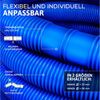 tillvex Poolschlauch 8m - Ø 38mm Blau Schwimmbadschlauch Saugschlauch Solarschlauch Bild 2