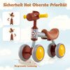 Laufrad Lauflernrad 4 Räder Kinderlaufrad ohne Pedal Balance Fahrrad für Kinder 18-36 Monate Bild 4