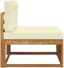 vidaXL Outdoor Mittelsofa Massivholz Akazie Natur 900563 Bild 4