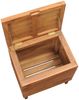 vidaXL Wäschekorb 40×30×45 cm Teak Massivholz 289075 Bild 5