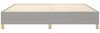 Boxspringbett Hellgrau 200x200 cm Stoff [3120985] Bild 5