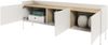 Selsey 'Tovi' TV-Schrank 3-türig, 175 cm, Weiß / Holzoptik Eiche Bild 4