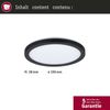 Paulmann No. 71011 LED Panel Atria Shine 190mm 4000K 11,2W Schwarz Bild 2