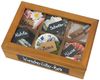 SURPRISA Geschenkbox Schotter-Schatulle Geldgeschenk, aus Pinienholz, 6 Fächer, Geschenk zur Hochzeit, Geburtstag usw. Bild 2