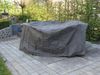Perel Wetterfeste Schutzhülle achteckig für Garten Lounge Set, Polyethylen grau, 220 x 220 x 95cm Bild 5