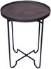 Beistelltisch >1084< in Schwarz, Aluminium Guss - 45x45cm (BxH) Bild 2