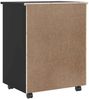 vidaXL Rollschrank mit Schubladen MOSS Schwarz Massivholz Kiefer 4015784 Bild 5