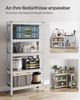 Standregal,2er Set, Schwerlastregal, Kellerregal, Bücherregal, Lagerregal, 5 Ablagen, Küchenregal, Regal,verstellbare Ablagen, Industriestil,150x70x30cm,Silbern,GLR030E02 Bild 5