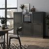 Küchenblock R-Line Anthrazit Landhaus/Anthrazit 180 cm ohne Arbeitsplatte Vicco Bild 4