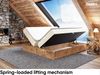 MEBLINI Boxspringbett LOFTY BOX 140x220 cm mit Bettkasten - H4/Beige Samt Polsterbett - Doppelbett mit Topper & Taschenfederkern-Matratze Bild 3