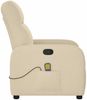 vidaXL Massagesessel Creme Stoff 4015540 Bild 4