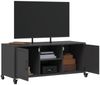 vidaXL TV-Schrank Schwarz 100,5x39x43,5 cm Stahl 846662 Bild 5