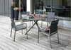 Gartenstuhl Alina I, Edelstahl, Grau, Schwarz, 56 x 85 x 60 cm Bild 4