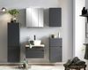 Waschtisch-Set >Villach< (B/H/T: 61x41x47 cm) in matt grau - 61x41x47 (BxHxT) Bild 3