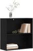 vidaXL Bücherregal Schwarz Eichen-Optik 80 x 30 x 76,5 cm 8003716 Bild 3