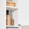 SoBuy BZR34-W Badezimmer-Hochschrank, MDF, Lackiert, Weiß, 20 x 180 x 20 cm Bild 5