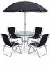 VCM Gartenmöbel-Set Maxola 920269 Schwarz H. 74 x B. 75 x T. 75 cm Bild 2