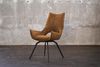 KAWOLA Esszimmerstuhl SIVO Drehstuhl Stoff cognac 95 x 56 x 57 cm Bild 2