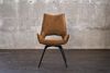 KAWOLA Esszimmerstuhl SIVO Drehstuhl Stoff cognac 95 x 56 x 57 cm Bild 4