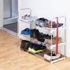 Schuhregal Metall silber Bild 2