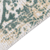 Teppich Viskose beige grün 80 x 150 cm orientalisches Muster Kurzflor BOYALI Bild 5