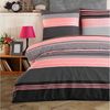 Buymax Bettwäsche, Renforcé, 3 teilig, Bettbezug-Set 200x220 cm 100% Baumwolle mit Reißverschluss, Streifen Bild 5
