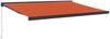 vidaXL Markise Einziehbar Orange und Braun 4x3 m Stoff und Aluminium 3154568 Bild 2