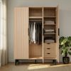 HOME DELUXE 'NYLA' Kleiderschrank, Holz/Metall, 150x200 cm Bild 3