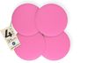 sunnypillow Stuhlkissen 4er Set Sitzkissen Filz Stuhlkissen rund Ø 36cm Filzkissen, Rosa Bild 5