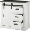 Home affaire Kommode SHERWOOD, Holz Dekor, mit Scheunentorbeschlag und Apothekergriffen, Breite 92 cm Bild 4