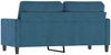 vidaXL 2-Sitzer-Sofa Blau 140 cm Samt 359208 Bild 5