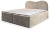 Masseno Boxbett FLUVIA 160x200 cm mit Bonell Matratze und Topper, Doppelbett, Polsterbett mit Kopfteil, Boxspringbett Bild 2