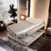 Masseno Boxbett FLUVIA 160x200 cm mit Bonell Matratze und Topper, Doppelbett, Polsterbett mit Kopfteil, Boxspringbett Bild 4