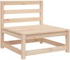 vidaXL Gartensofa ohne Armlehnen mit Fußhocker Massivholz Kiefer 837963 Bild 5