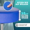 CASARIA® Rollhocker 2er Set Kunstleder Blau Bild 2