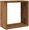 vidaXL Würfel-Wandregale, 2 Stk., Holzwerkstoff Altholz-Optik, 30 x 15 x 30 cm Bild 4