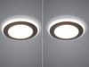 Runder LED Deckeneinbaustrahler 2er Set Schwarz matt Ø 8,2cm Bild 3
