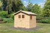 Karibu Gartenhaus 14mm Dalin 1 Gerätehaus 245x180 cm unbehandelt Bild 2